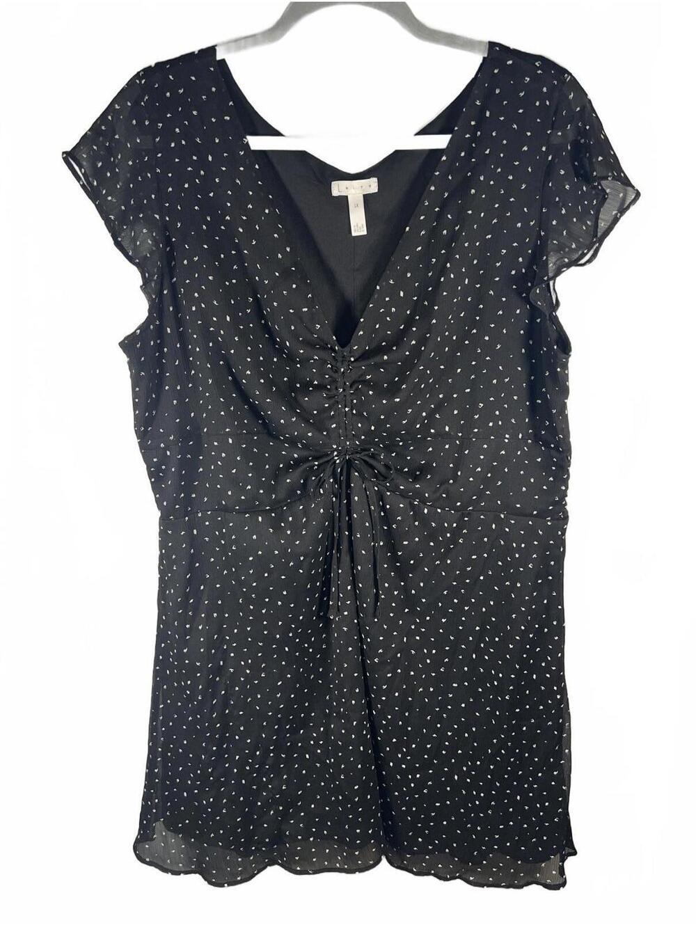 LEITH Nordstrom Flutter Sleeve Mini Dress 🖤 Coquette • Minimalist • Romantic 1X